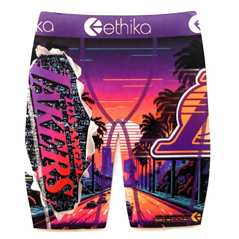 Ethika The Staple Boxer Brief for men / Los Angeles Lakers , only 3 size small